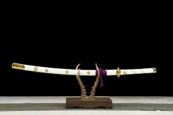 White Celestial - Katana Forgiato a Mano in acciaio al carbonio 1045