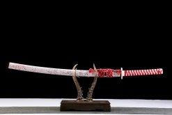 Crimson Tide - Katana Forgiato a Mano in acciaio al carbonio 1065
