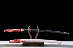 Alternative view of Crimson Tide - Katana Forgiato a Mano in acciaio al carbonio 1065