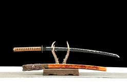 Alternative view of Desert Hunter - Katana Forgiato a Mano in acciaio al carbonio 1065