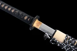 Lama Yin-Yang - Katana Forgiato a Mano in acciaio al carbonio 1065