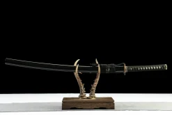 Alternative view of Steel Fang - Katana Forgiato a Mano in acciaio al carbonio 1065