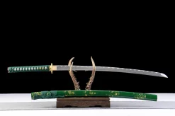 Alternative view of Steel Fury - Katana Forgiato a Mano in acciaio al carbonio 1065