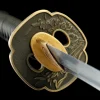 Steel Wave - Katana Forgiato a Mano in acciaio al carbonio 1065