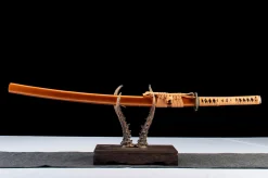 Alternative view of Taglio Senza Traccia - Katana Forgiato a Mano in acciaio al carbonio 1065