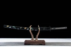 Ultima Luce del Ginkgo - Katana Forgiato a Mano in acciaio al carbonio 1065