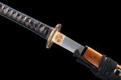 Zanna Spirale - Katana Forgiato a Mano in acciaio al carbonio 1065