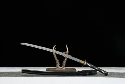 Alternative view of Celestial Jade - Katana Forgiato a Mano in acciaio artigianale forgiato a mano