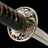 Imperial Flame - Katana Forgiato a Mano in acciaio damasco