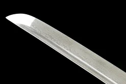Alternative view of Imperial Flame - Katana Forgiato a Mano in acciaio damasco