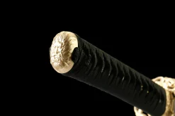 Ink Dragon - Katana Forgiato a Mano in acciaio damasco