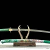 Wind Strike Tiger - Katana Forgiato a Mano in acciaio damasco temprato argilla