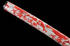 Crimson Flame Cloud Cleave - Katana Forgiato a Mano in acciaio per utensili t10