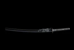 Alternative view of Cuore Scarlatto - Katana Forgiato a Mano in acciaio per utensili t10