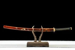 Dark Edge - Katana Forgiato a Mano in acciaio per utensili t10