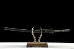 Dark Gleam Slash - Katana Forgiato a Mano in acciaio per utensili t10