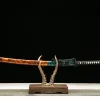Dark Gold Radiance - Katana Forgiato a Mano in acciaio per utensili t10