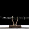 Deep Ocean Gold Thread - Katana Forgiato a Mano in acciaio per utensili t10