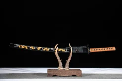Fiore di Neve e Luna - Katana Forgiato a Mano in acciaio per utensili t10