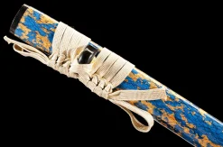 Frost Blossom Drifting Cloud - Katana Forgiato a Mano in acciaio per utensili t10