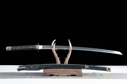 Alternative view of Lama Invertita - Katana Forgiato a Mano in acciaio per utensili t10
