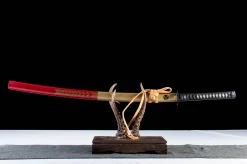 Splendore Effimero - Katana Forgiato a Mano in acciaio per utensili t10