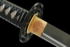 Alternative view of Tempered Mist - Katana Forgiato a Mano in acciaio per utensili t10