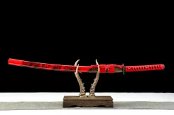 Yaksha (炎) - Katana Forgiato a Mano in acciaio per utensili t10